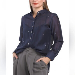LUCKY & COCO Rhinestone Shirt